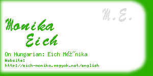 monika eich business card